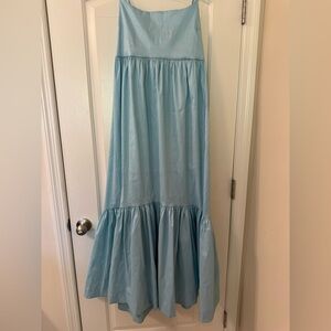 Abercrombie & Fitch Blue Taffeta Dress